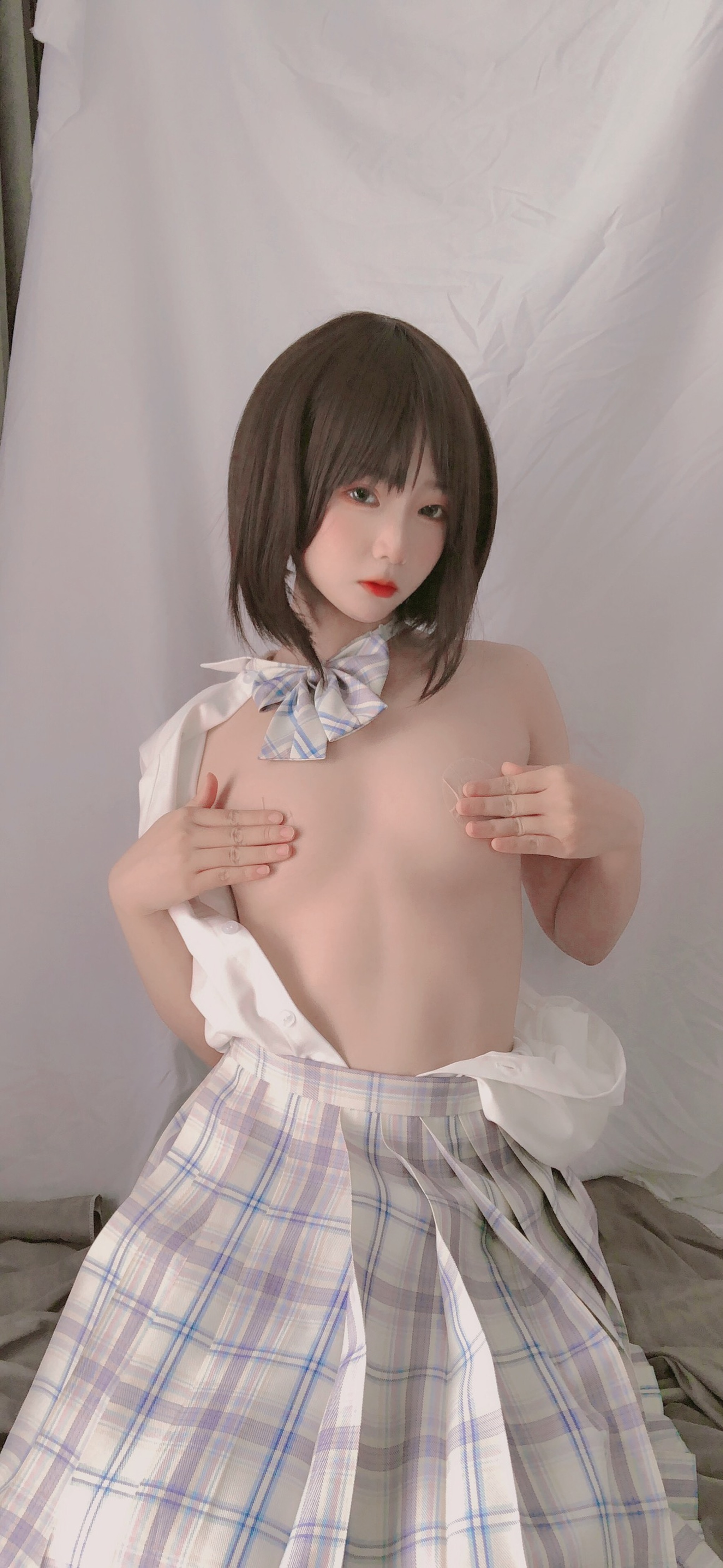 图片[1]-是青水 – NO.012 学妹jk自拍 [33P]-XikXak